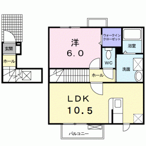 レーベン・バオム　Ｃ 201の間取り画像