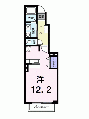 ラフレシールはなみずき 105の間取り画像