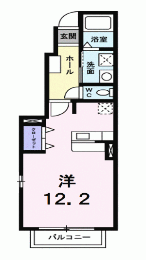 リーヴｉ　II 102の間取り画像