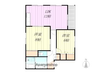 エッフェルハイツ　Ａ棟 101の間取り画像