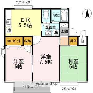 シャルム椿 202の間取り画像