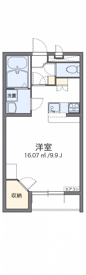 レオパレス蒼　I 208の間取り画像