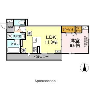 Ａｓａｋａｗａ1 103の間取り画像