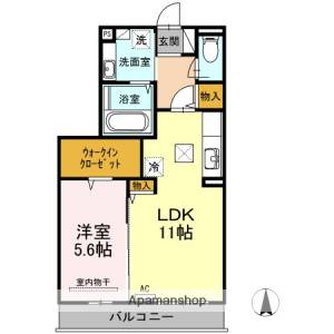 エソラ雄郡 102の間取り画像