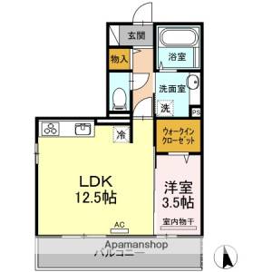 Ａ＆Ｍ朝生田　Ｂ棟 B203の間取り画像