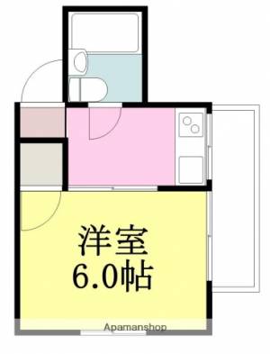 土居田コーポ 205の間取り画像