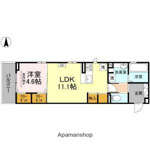 ベルマティーナ南松山 302の間取り画像