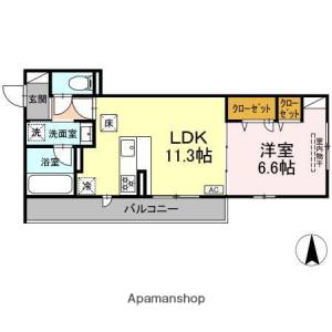 Ａｓａｋａｗａ1 103の間取り画像