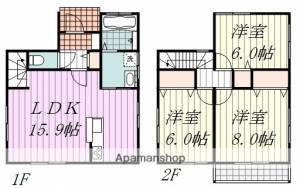 ラフィネタウン土居田　Ｄ棟 1の間取り画像