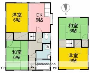 西石井永井一戸建 7の間取り画像