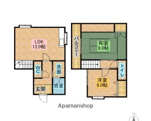 米澤一戸建 1の間取り画像