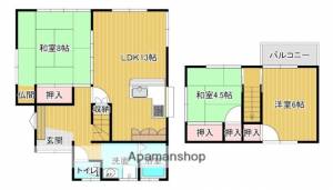 和泉南3丁目貸家 1の間取り画像