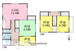 一色一戸建　Ｃ棟 1の間取り画像