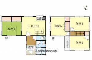 朝生田借家　5号 1の間取り画像