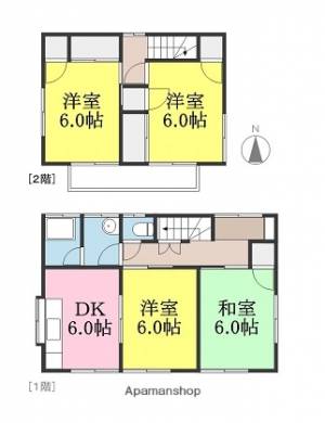 一色一戸建　3号 1の間取り画像