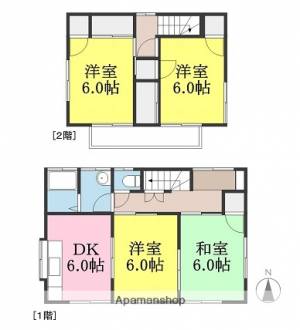 一色一戸建　8号 1の間取り画像