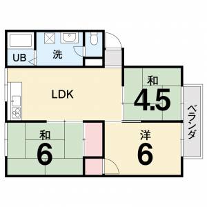  仙波ハイツⅡ 103号室の間取り画像