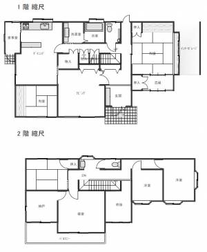 米湊一戸建 の間取り画像