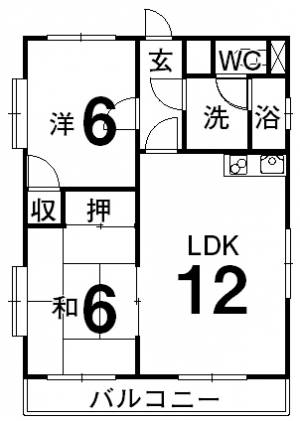 ヴェール上野 101の間取り画像