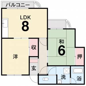 ワンモアトライ 409の間取り画像