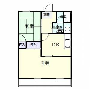 近藤マンション Bの間取り画像