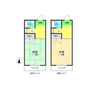 高尾ハイツ 310の間取り画像