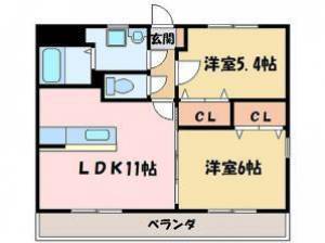 サンパティークⅠ 302の間取り画像