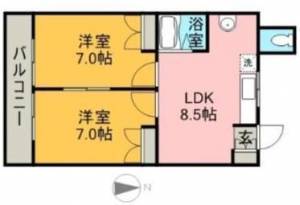 ソシアサニーヒルⅡ 23の間取り画像