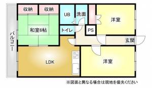 アーバンコート北新町 214の間取り画像