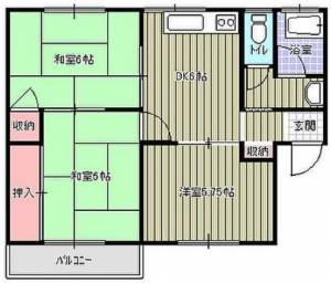 オリーブハイツ 132の間取り画像