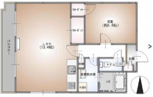 セレスティアル新居浜 403の間取り画像