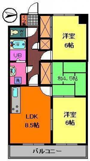 ファミール徳常 123の間取り画像