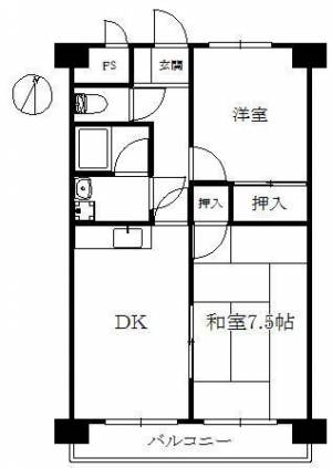 第5水野マンション 143の間取り画像