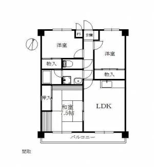 第5水野マンション 162の間取り画像