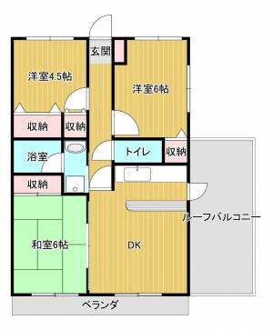 ライオンズマンション新居浜徳常町　901号 901の間取り画像