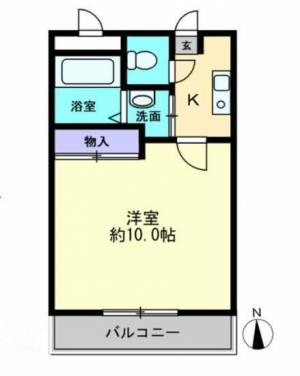 マリベール土橋 303の間取り画像