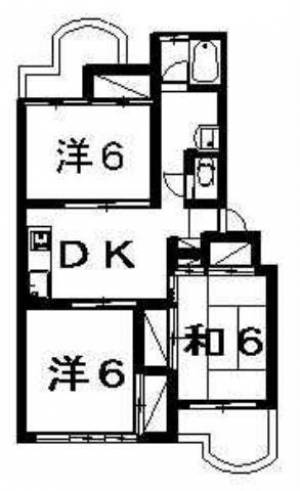 神野マンション 121の間取り画像