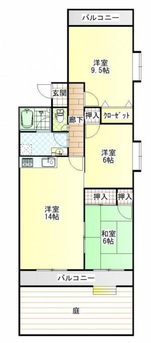 ロイヤルメゾン 111の間取り画像