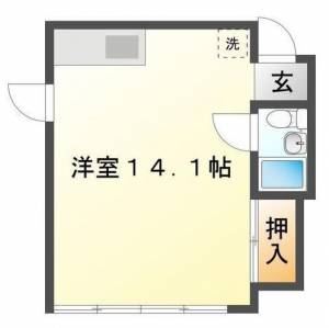 水主ビル 401の間取り画像