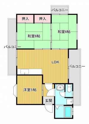 田窪マンション 142の間取り画像