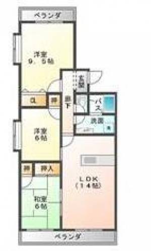 ロイヤルメゾン 122の間取り画像