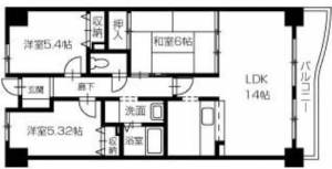 アイビー館 214の間取り画像