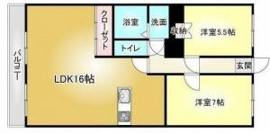 アーバンコート北新町 254の間取り画像