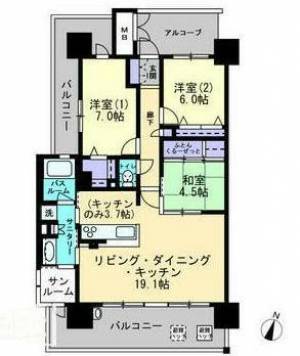 アルファステイツ新居浜駅 1001の間取り画像