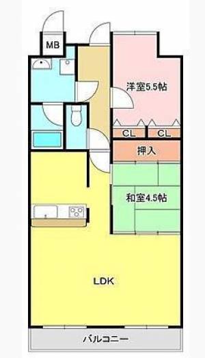 エアーズ港町 172の間取り画像