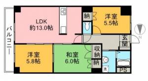 アーバンコート高木 142の間取り画像