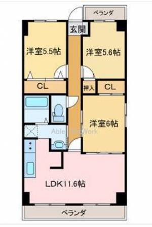 スカール新居浜 703の間取り画像