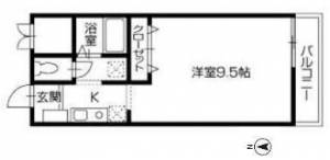 フォブール巴 103の間取り画像