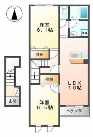 ルナ　プレーナ 202の間取り画像