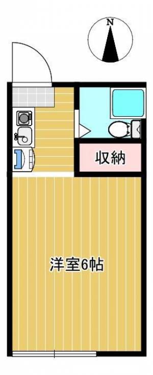 パナハイツカワサキ 1-22の間取り画像